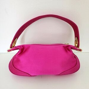 NWT ESCADA Shoulder Bag 5TH33280 Crystals Strap (Hot Pink)